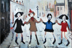 lowry-four-children-14x10-inches
