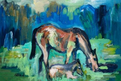 new-forest-pony-with-foal